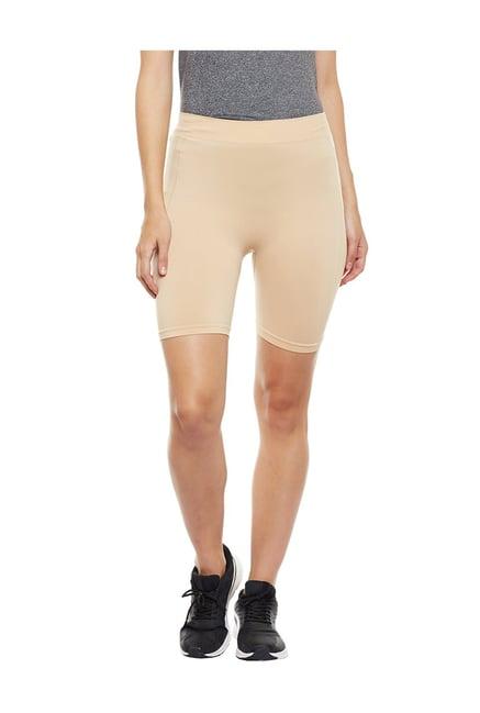 c9 beige regular fit sports shorts