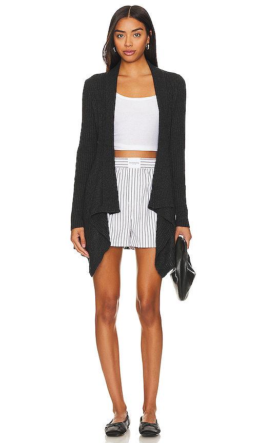cable drape sweater