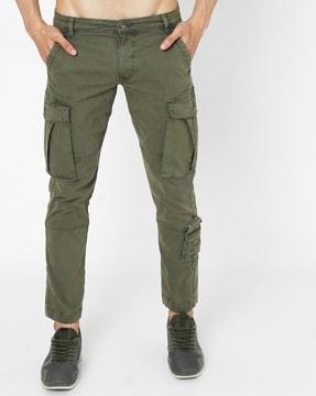 cadet slim fit cargo trousers