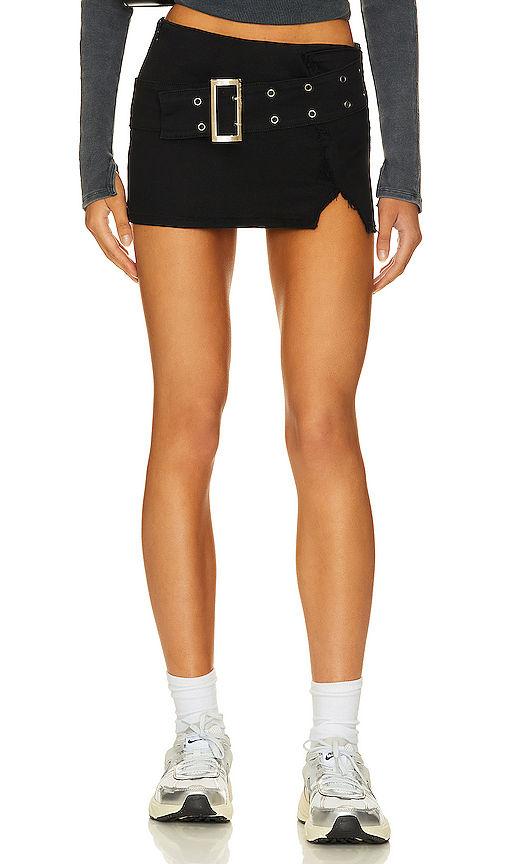 cadha belted mini skirt