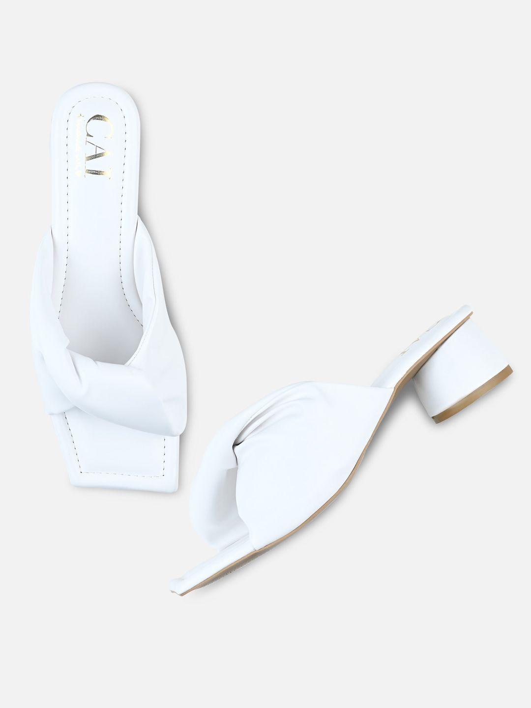 cai white embellished stiletto sandals