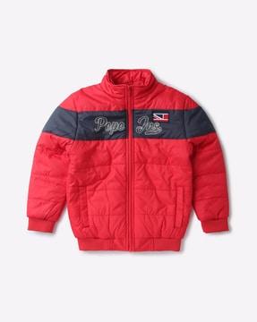 caio quilted zip-front puffer jacket