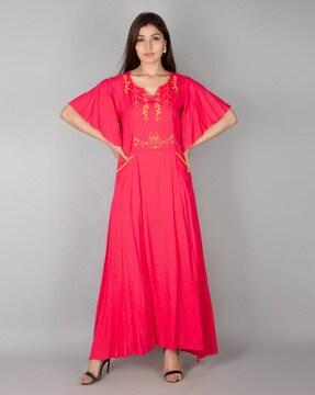 calf length anarkali kurta