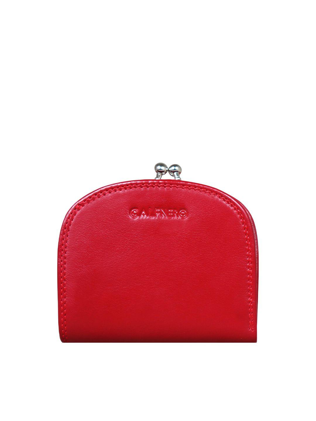 calfnero genuine leather purse clutch