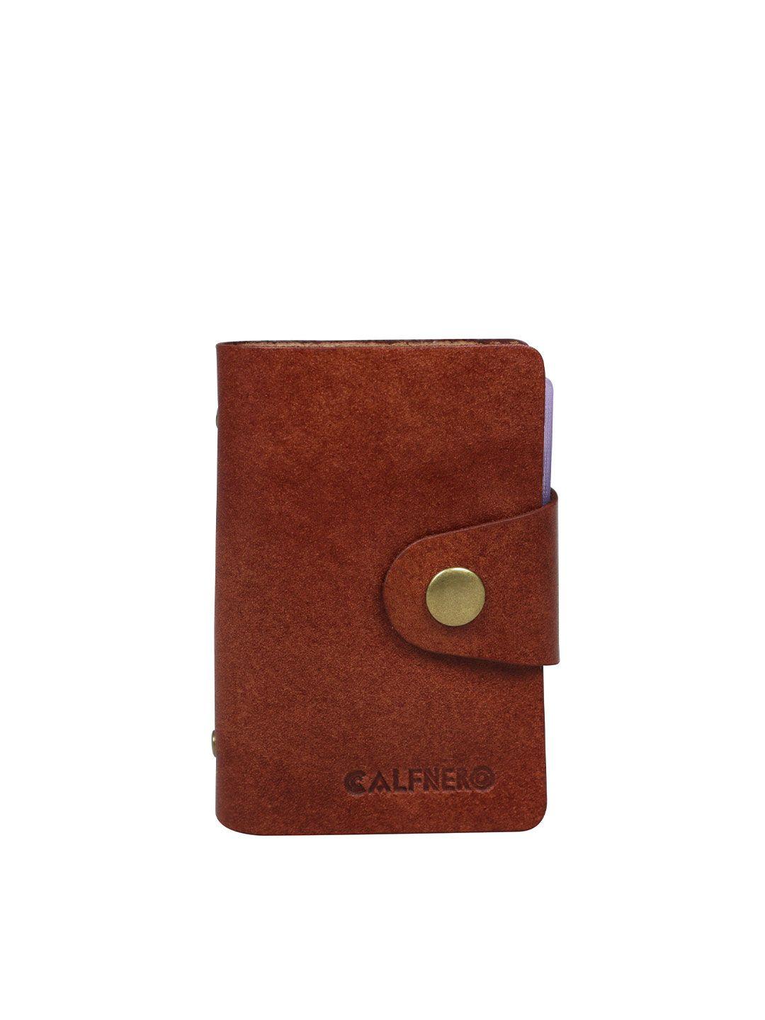 calfnero unisex leather card holder