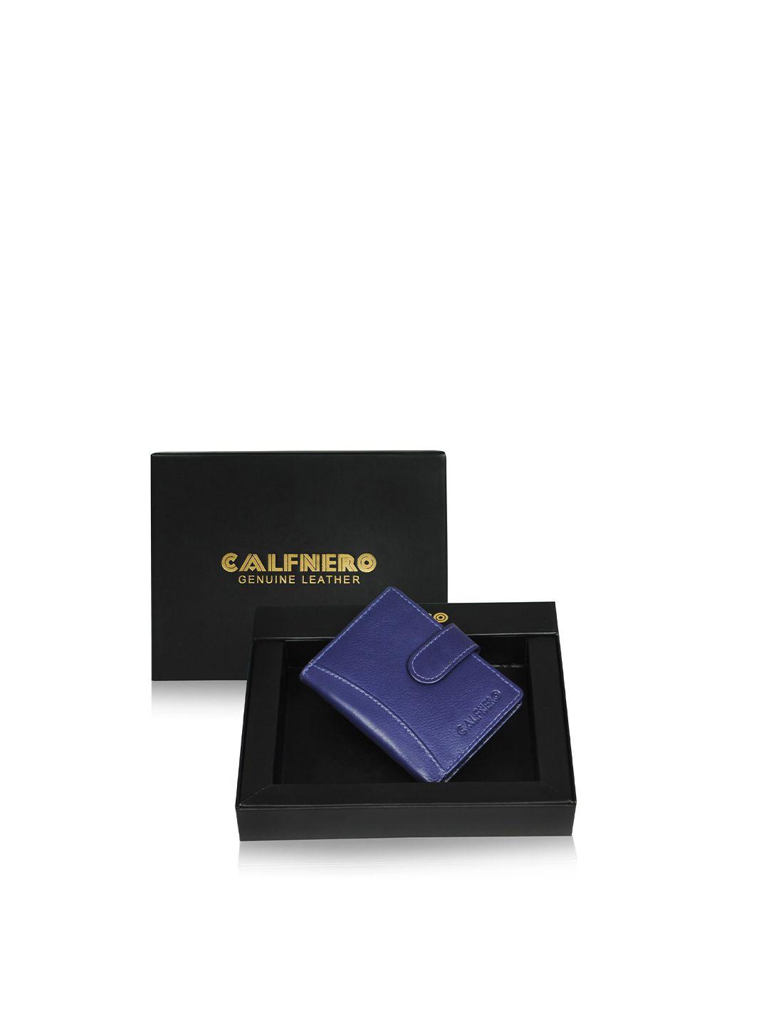 calfnero unisex leather card holder