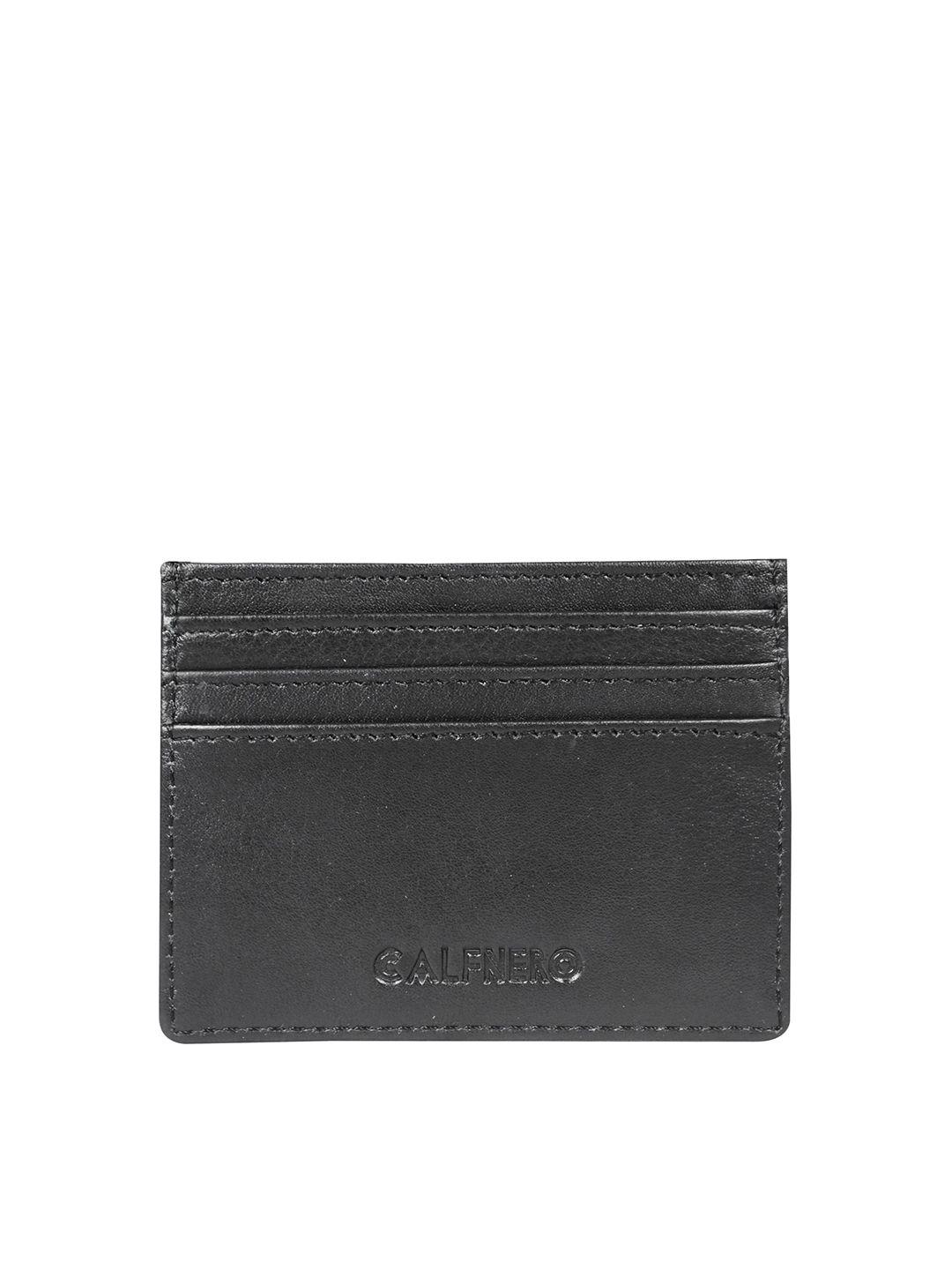calfnero unisex leather card holder