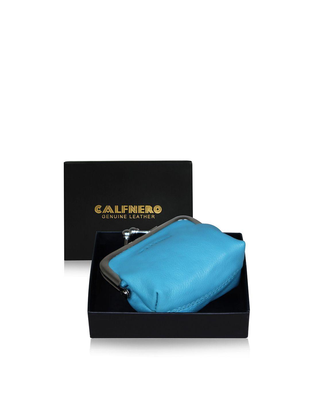 calfnero unisex leather money clip