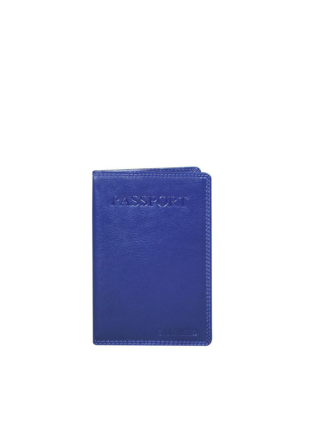 calfnero unisex purple leather passport holder with passport holder