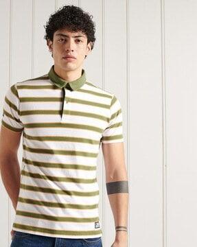 cali striped polo t-shirt