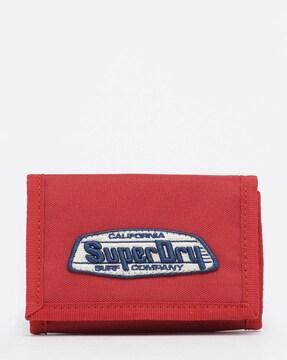 cali tri-fold wallet with velcro closure