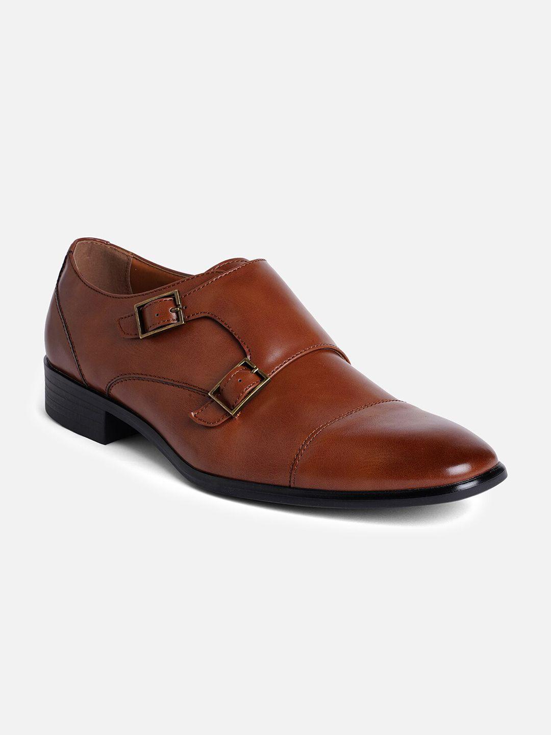 call it spring men buckled formal monk shoes