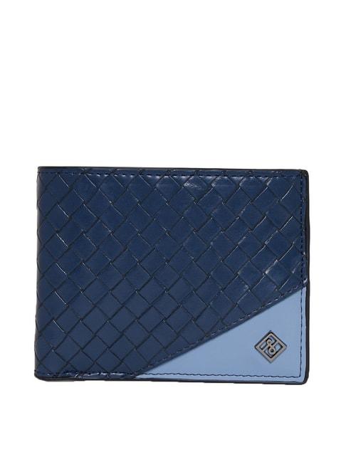 call it spring viktor410 blue casual bi-fold wallet for men