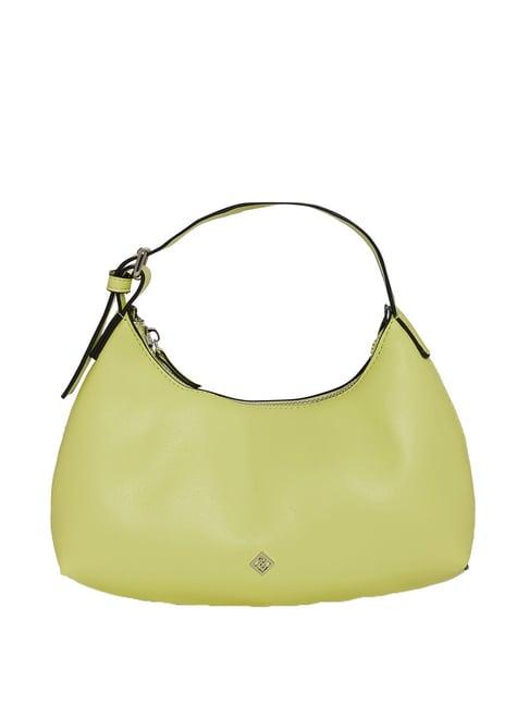 call it spring dita730 green solid medium hobo handbag