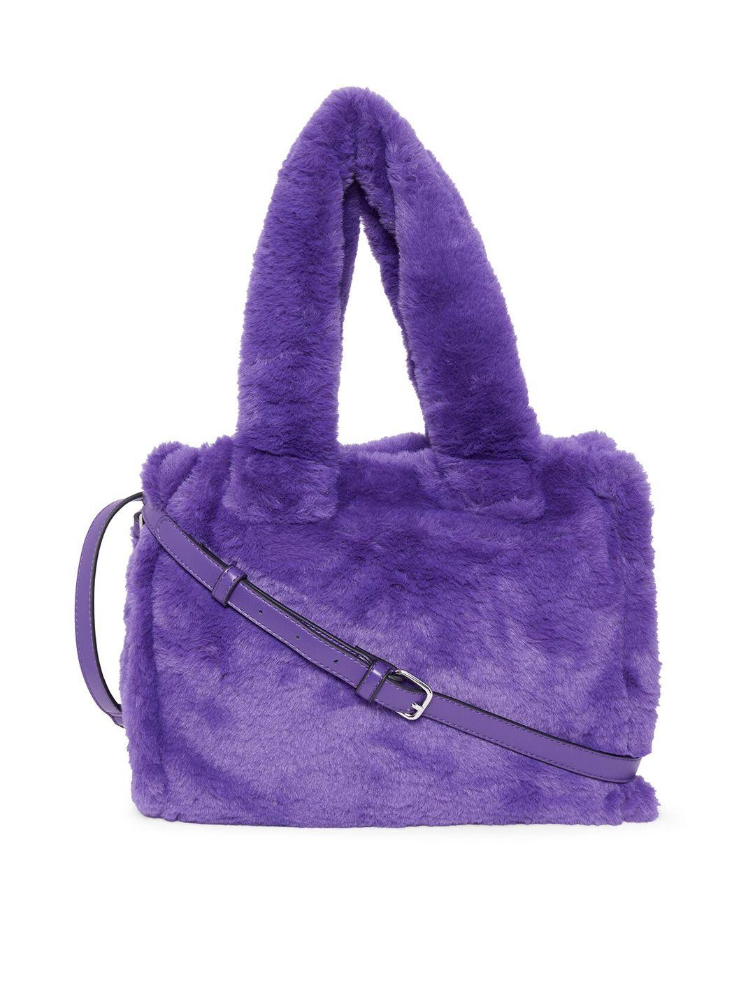 call it spring purple oversized shopper handheld bag