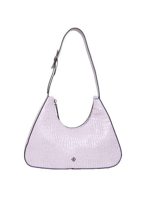 call it spring retroh530 purple textured medium hobo handbag