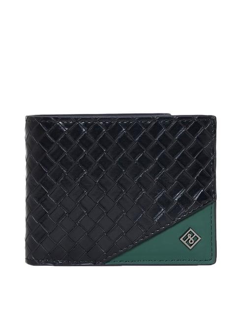 call it spring viktor001 black casual bi-fold wallet for men