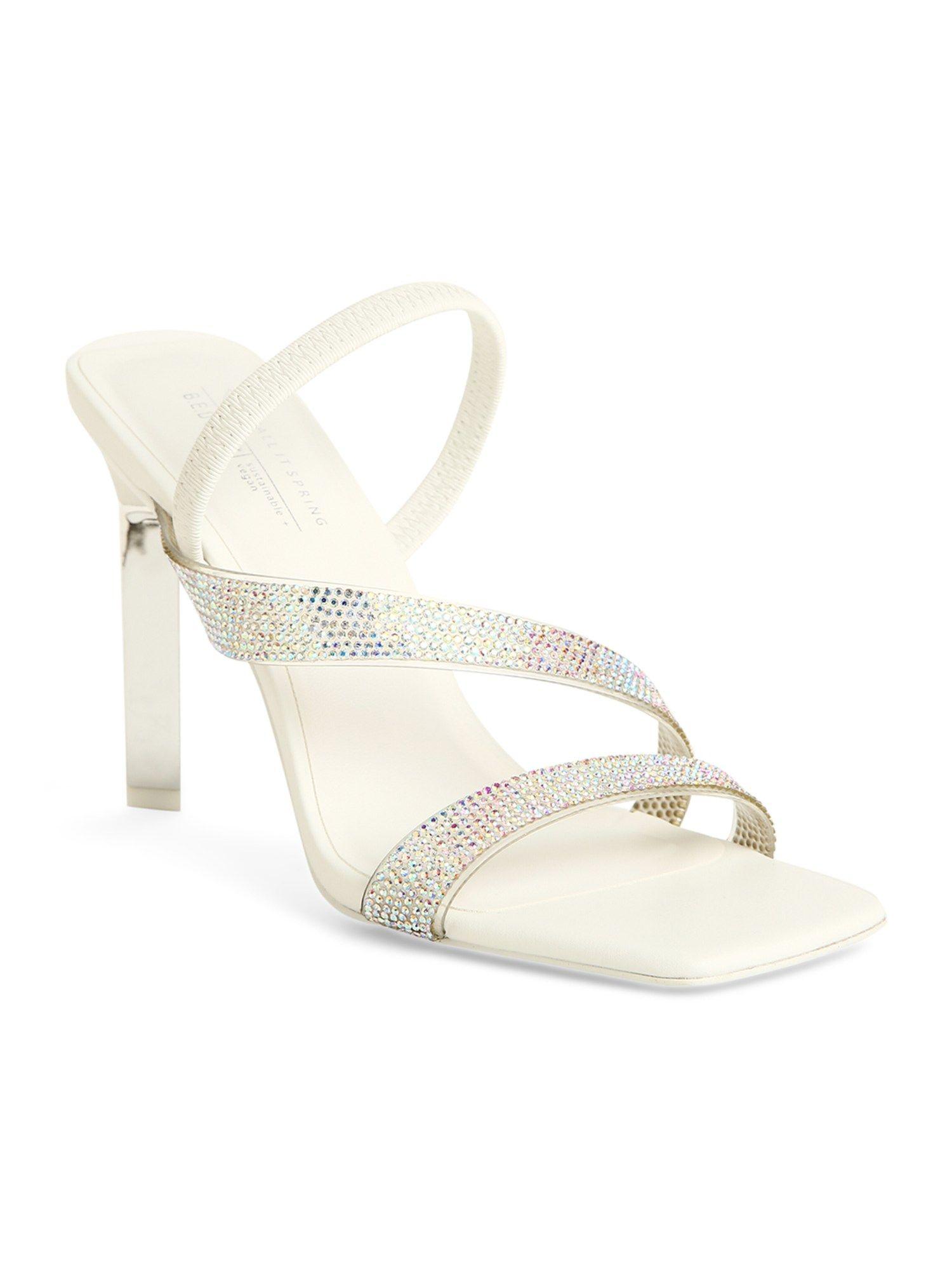 call it spring women white heel sandals