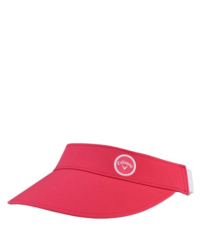 callaway golf hot pink logo endeavor adjustable visor