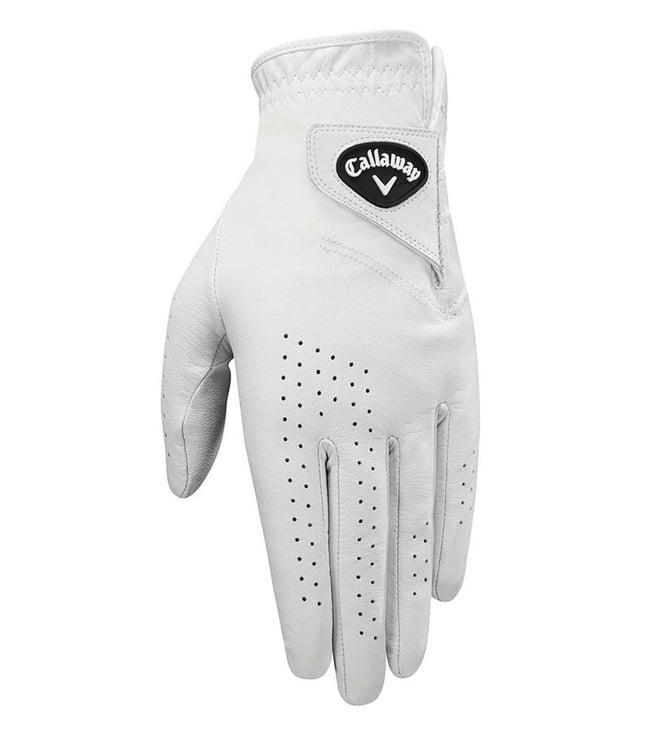 callaway golf white dawn patrol glove (left hand) - m/l