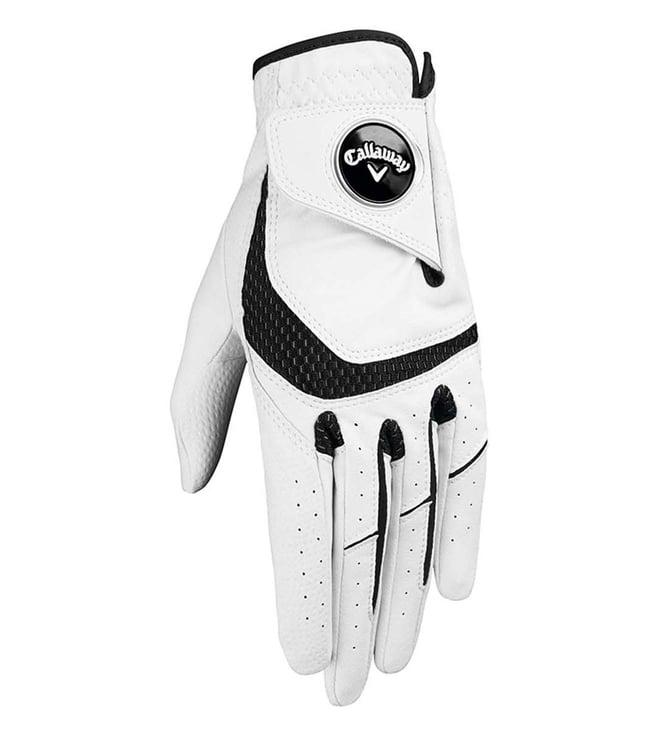 callaway golf white syntech glove (left hand) - m/l