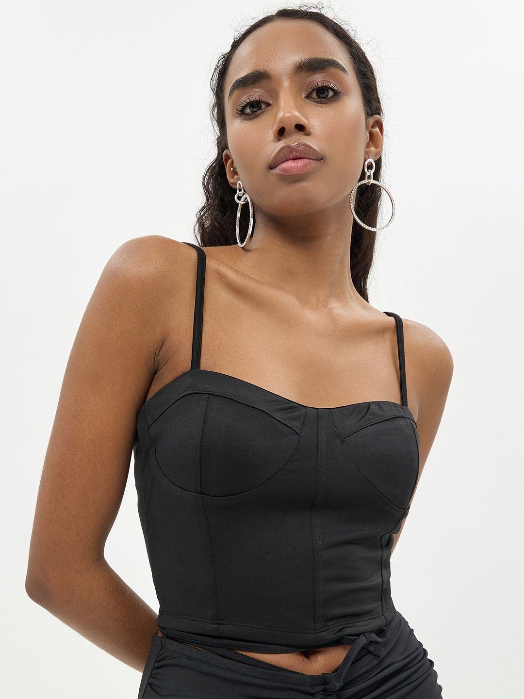 calliope  corset styled crop top