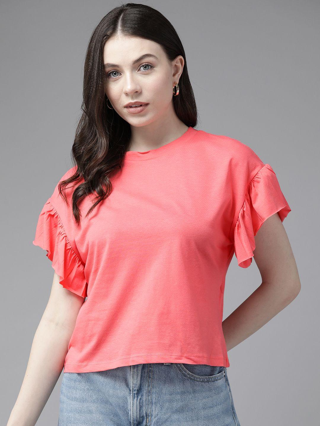 calliope flutter sleeve cotton top