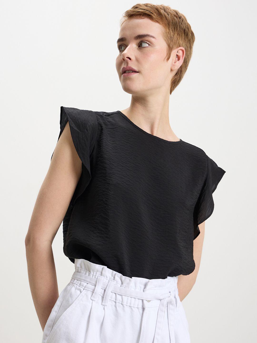 calliope flutter sleeve top