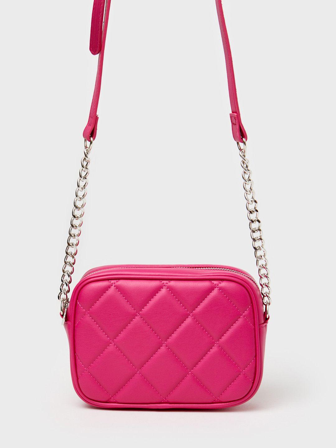 calliope structured sling bag with quilted detail