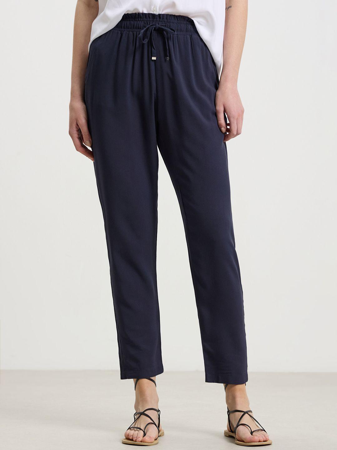 calliope women high-rise pleated trousers