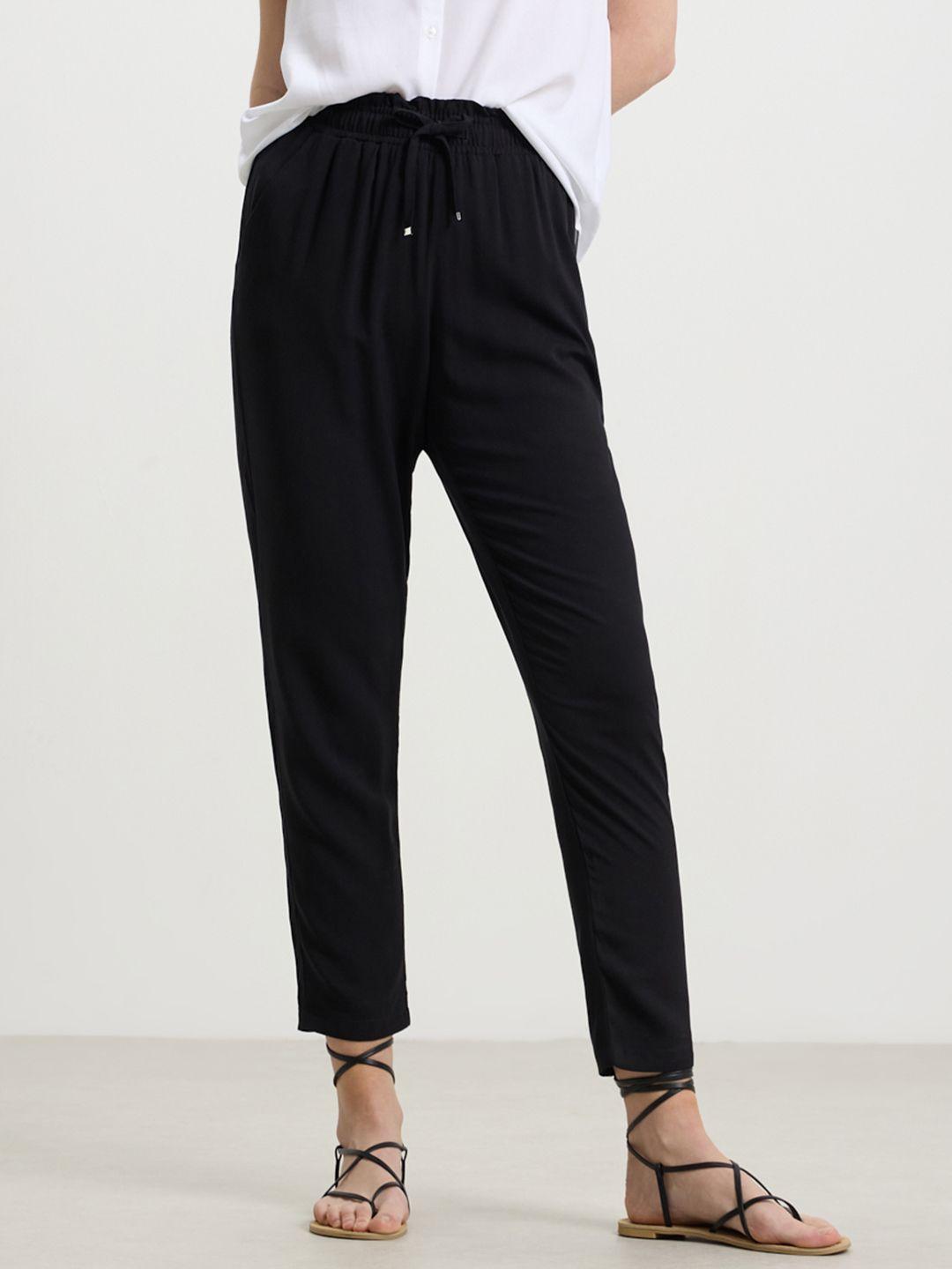 calliope women high-rise pleated trousers