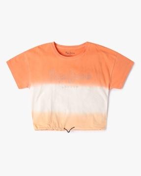 callista ombre-dyed cotton t-shirt