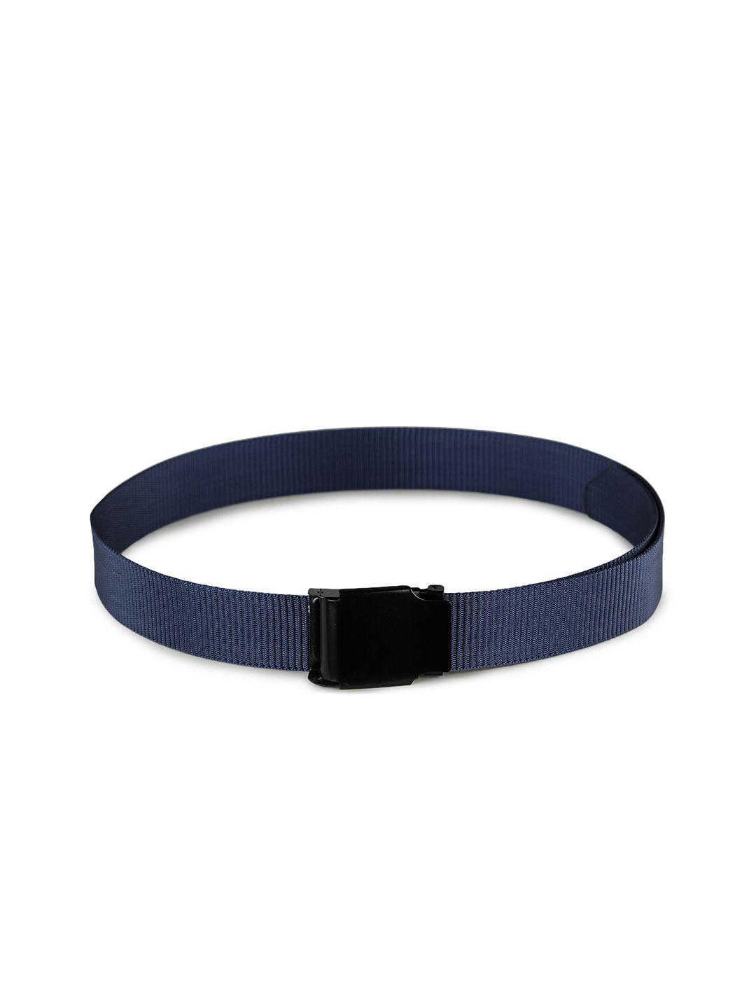 calvadoss boys navy blue woven design belt