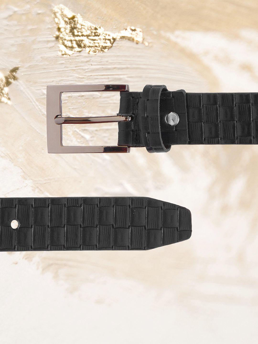 calvadoss girls textured genuine leather belt