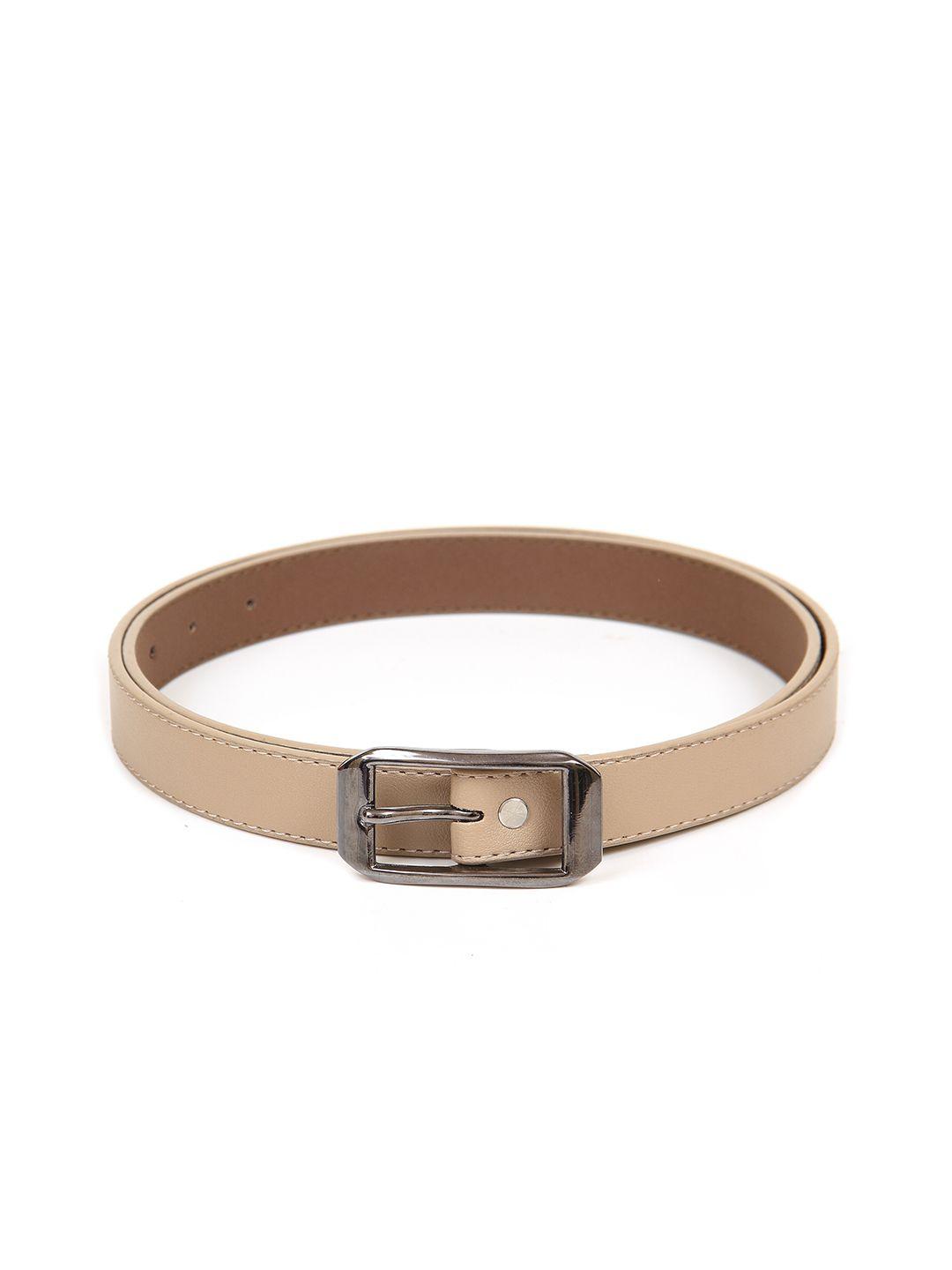 calvadoss girls beige textured belt