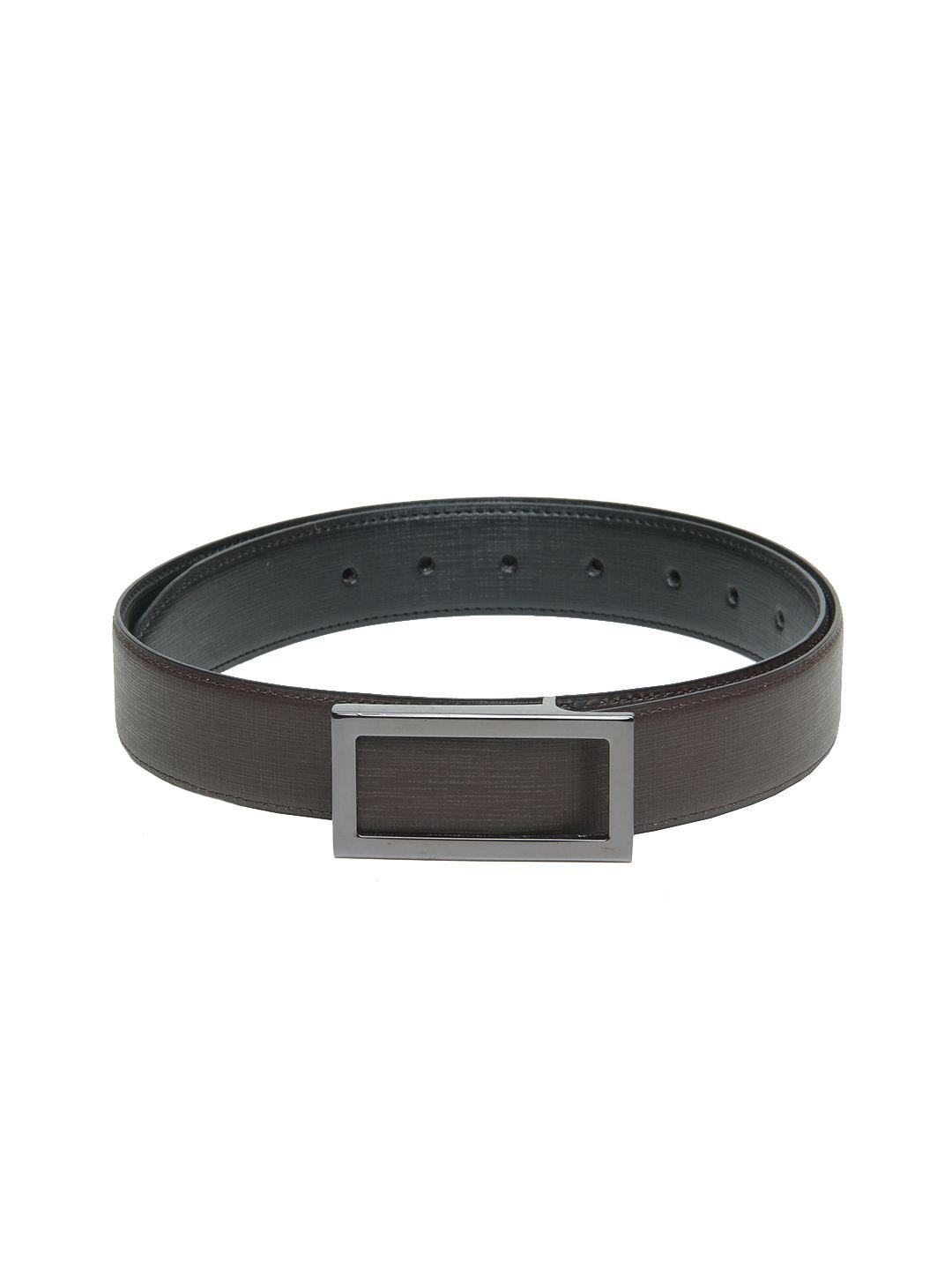 calvadoss girls brown textured pu belt