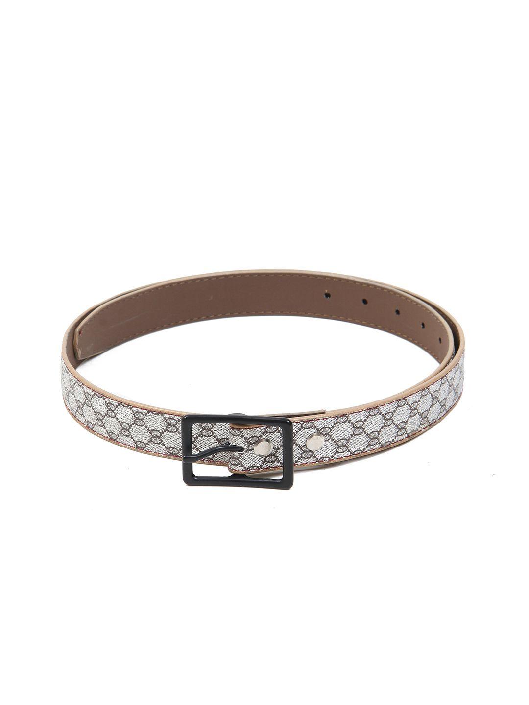 calvadoss girls printed synthetic leather belt