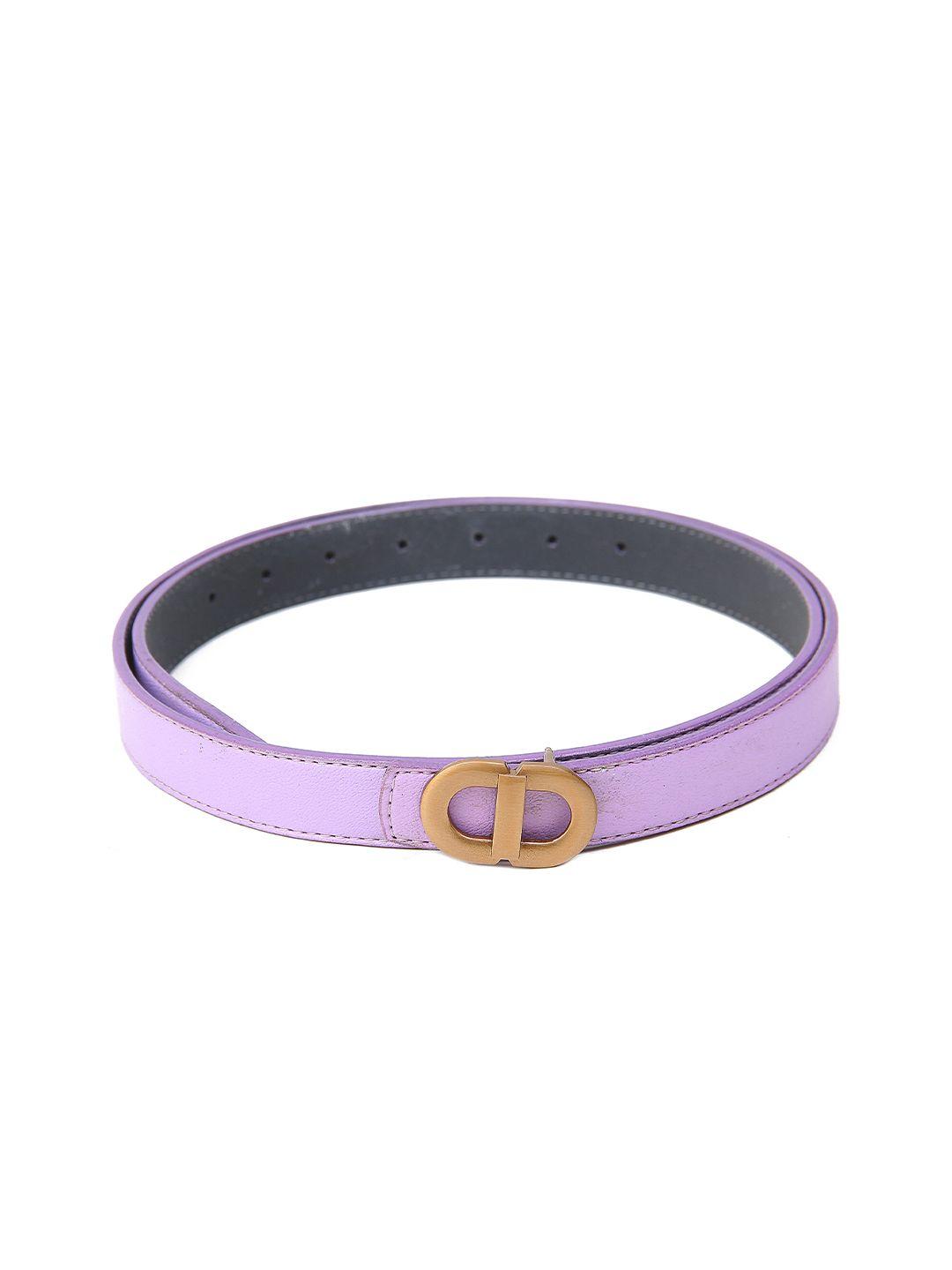 calvadoss girls pu belt with push pin closure