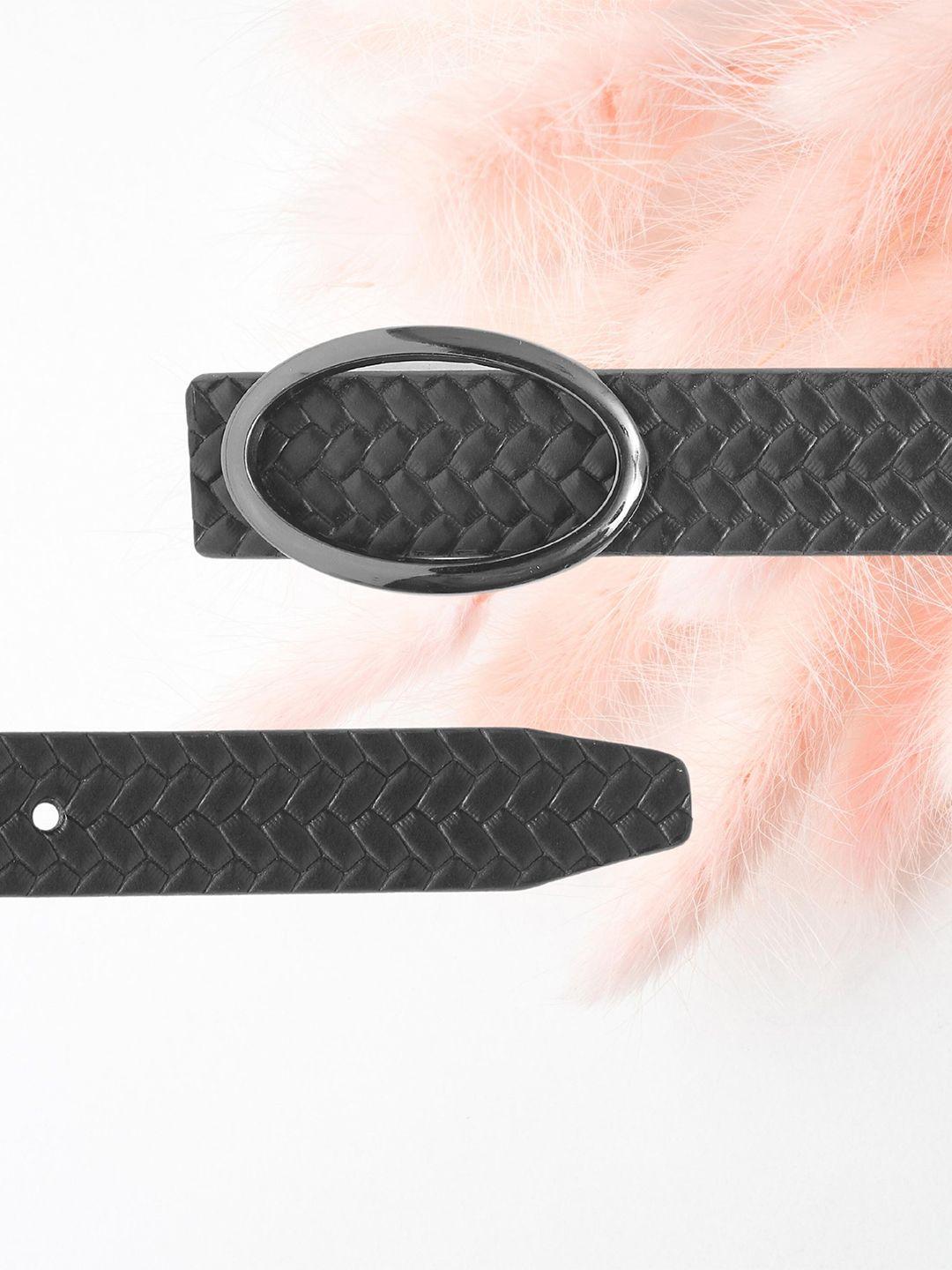 calvadoss girls textured leather belt