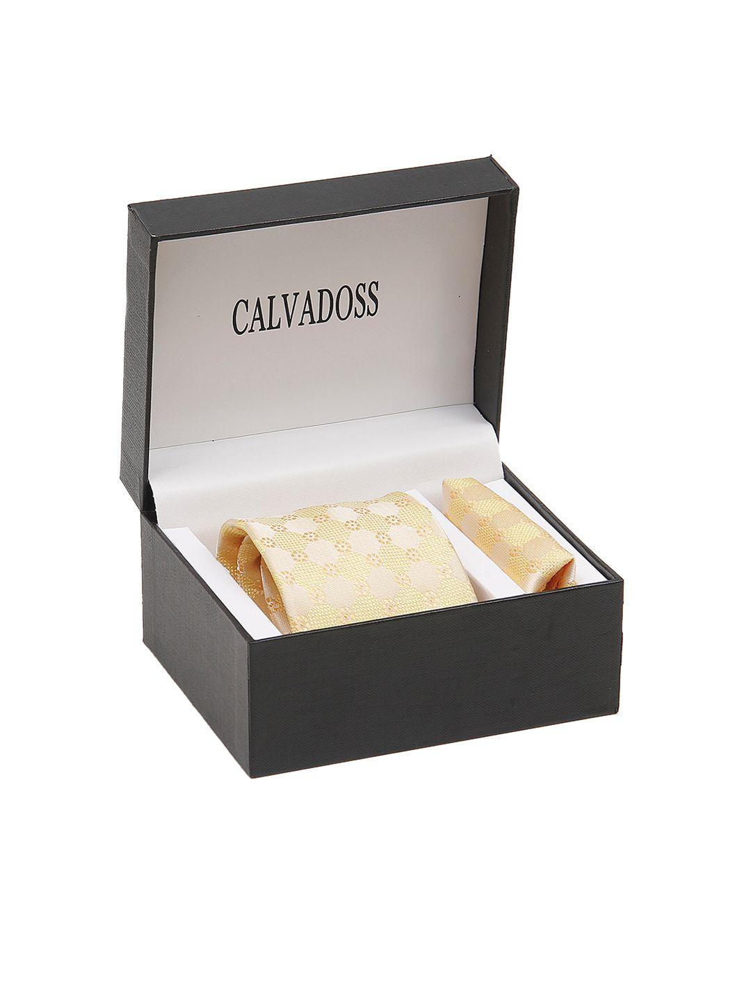 calvadoss men self-design accessory gift set caltpsb-18