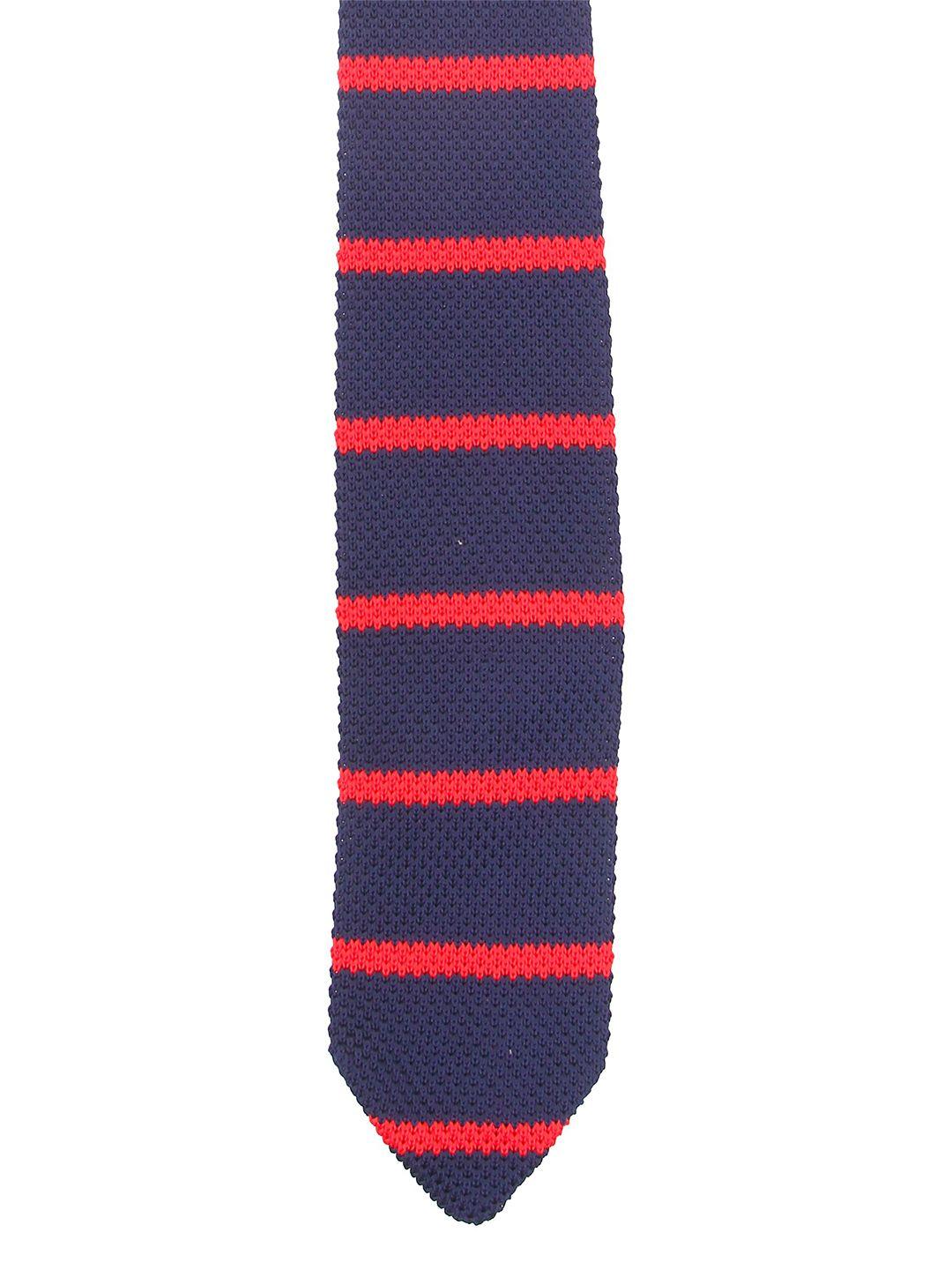 calvadoss men striped microfiber skinny tie