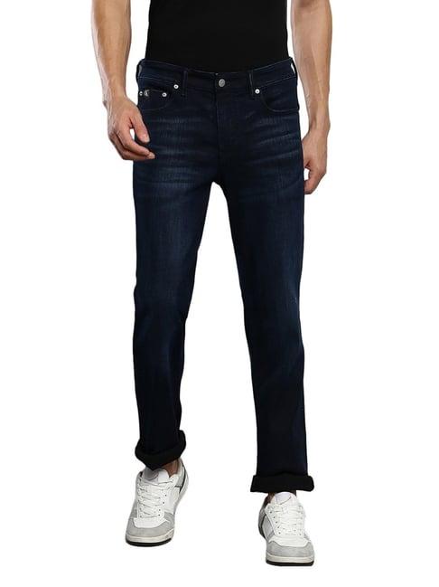 calvin klein blue regular fit jeans