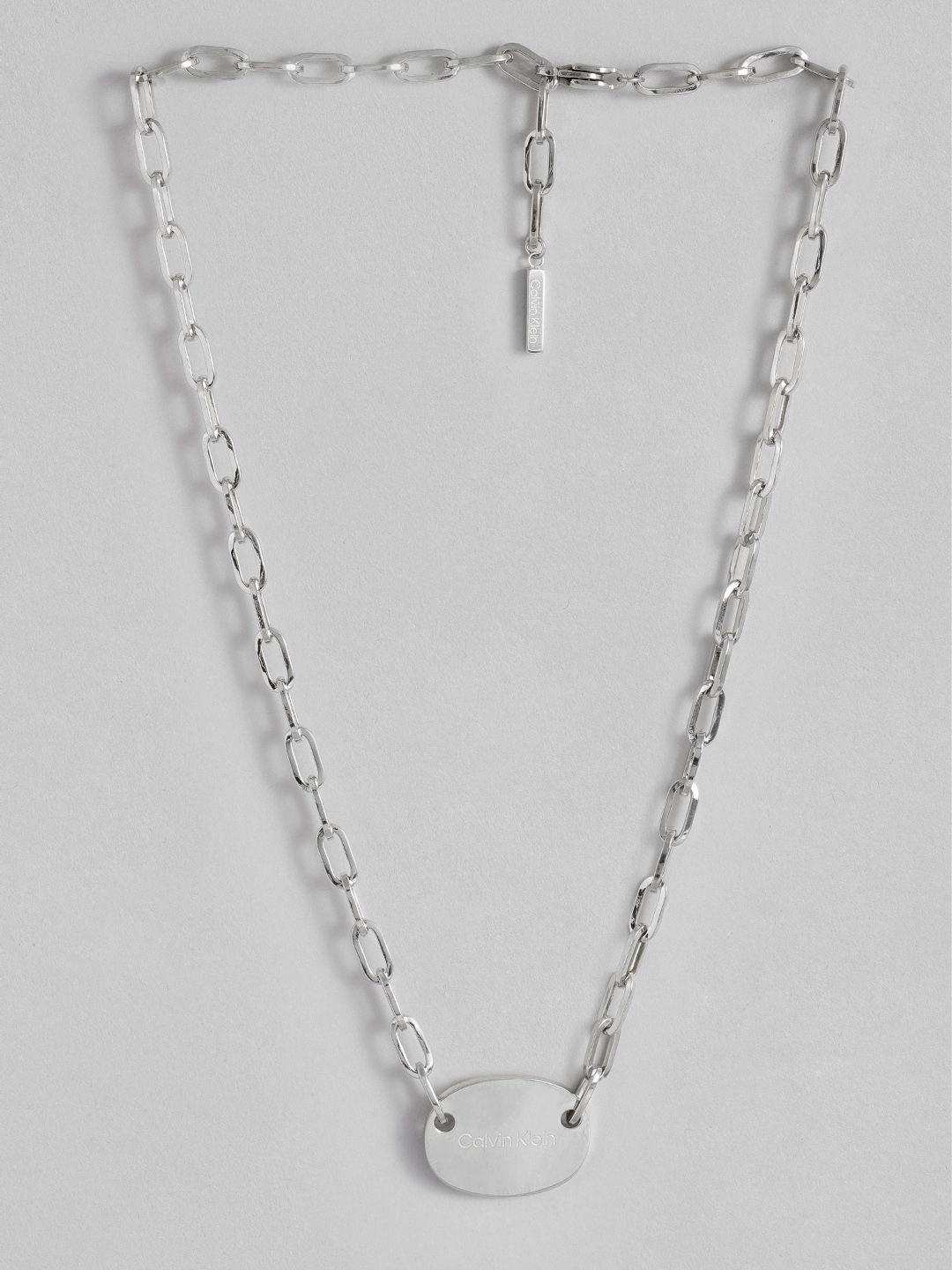 calvin klein iconic for her stainless steel necklace