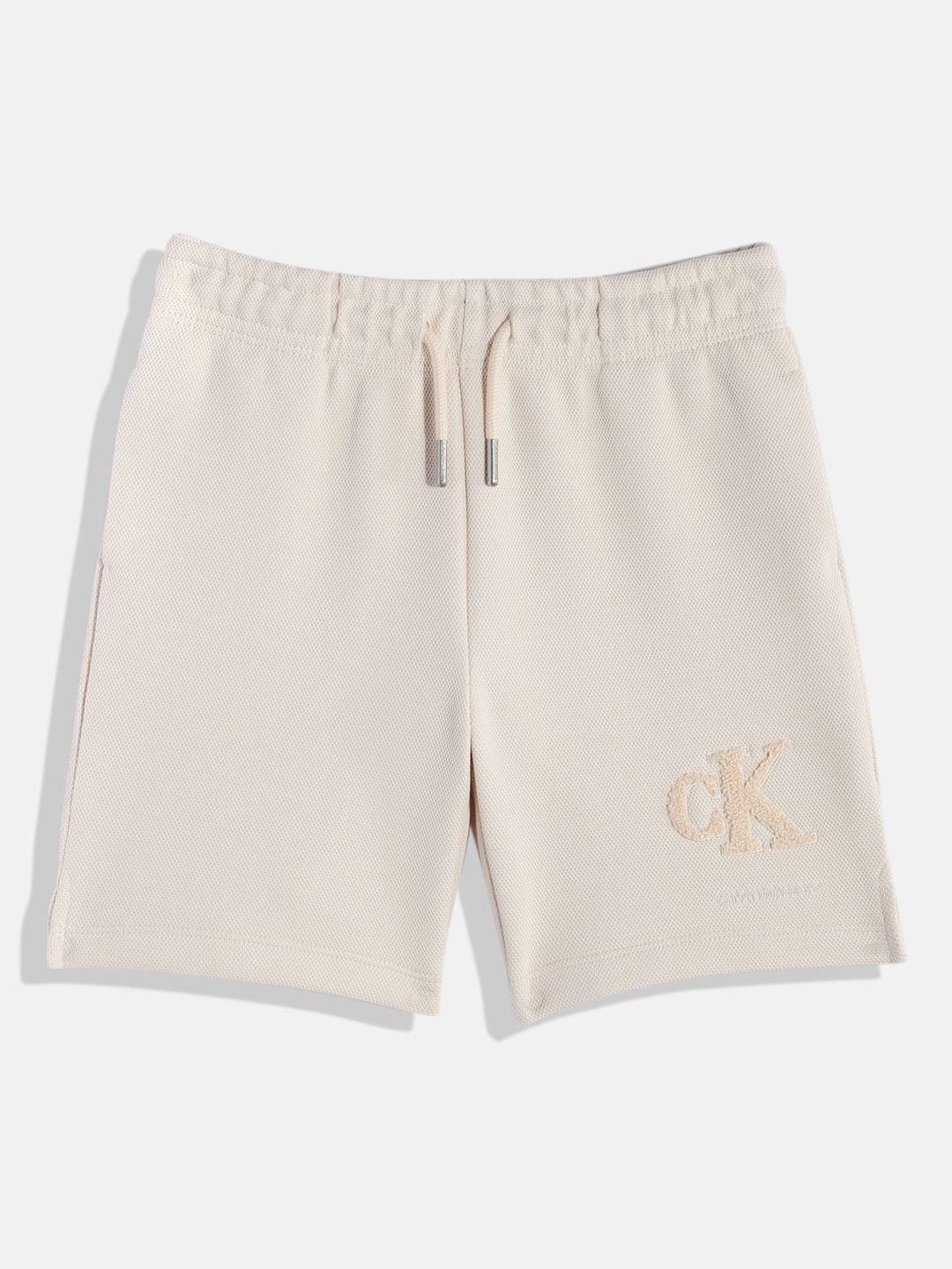 calvin klein jeans boys self design shorts