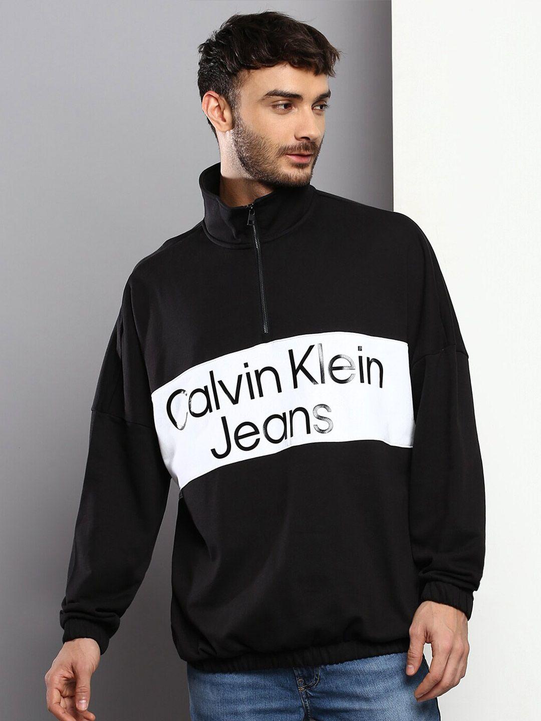 calvin klein jeans men printed cotton sweatshirt