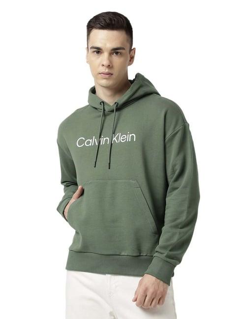 calvin klein jeans thyme printed comfort fit hoodie