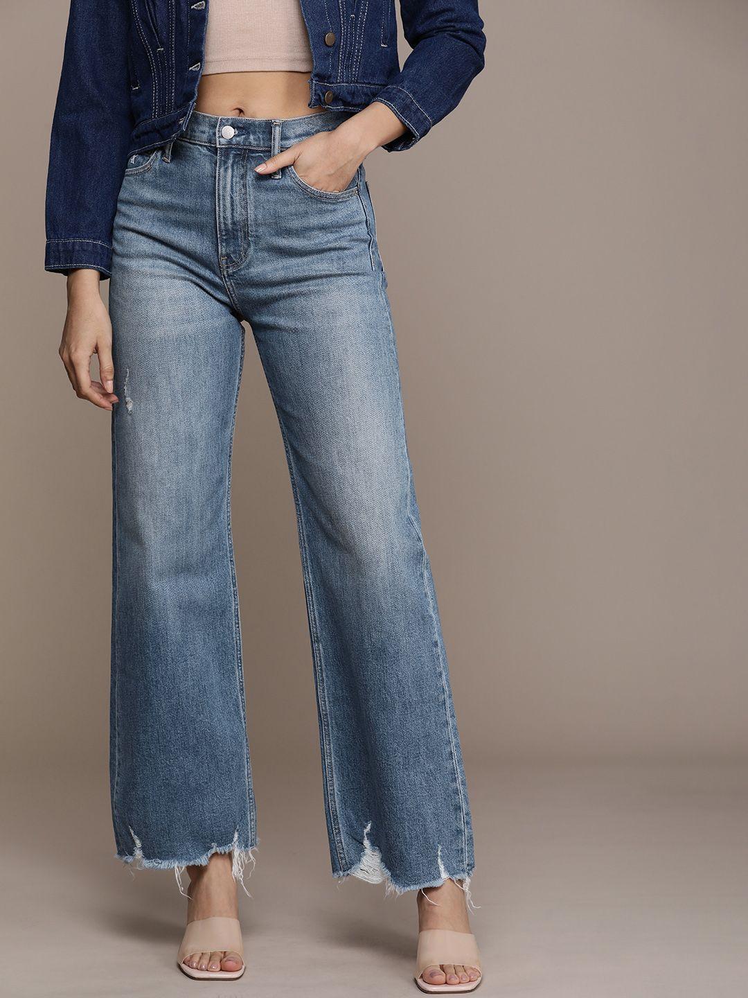 calvin klein jeans women bootcut light fade jeans