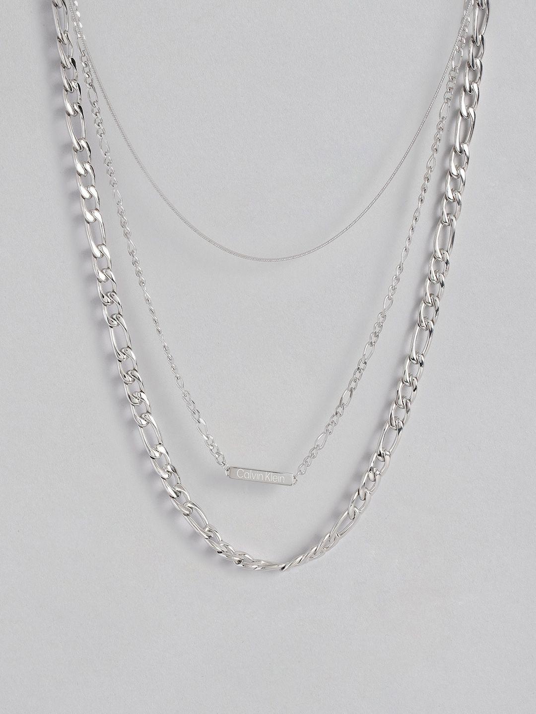 calvin klein pack of 3 necklaces