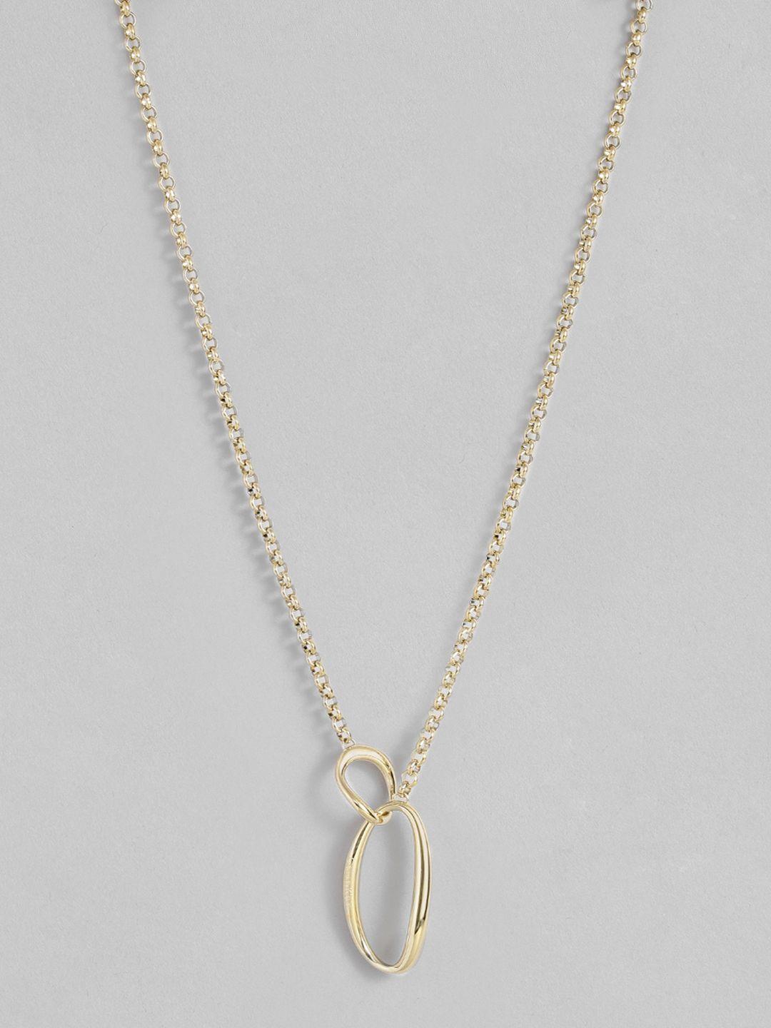 calvin klein playful organic shapes necklace