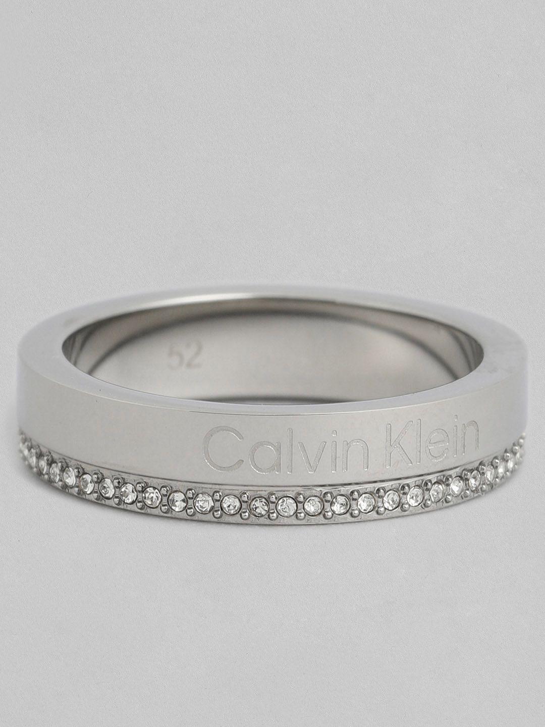 calvin klein women crystal finger ring